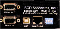 BCD-1150 DVD Recorder Control Connectors